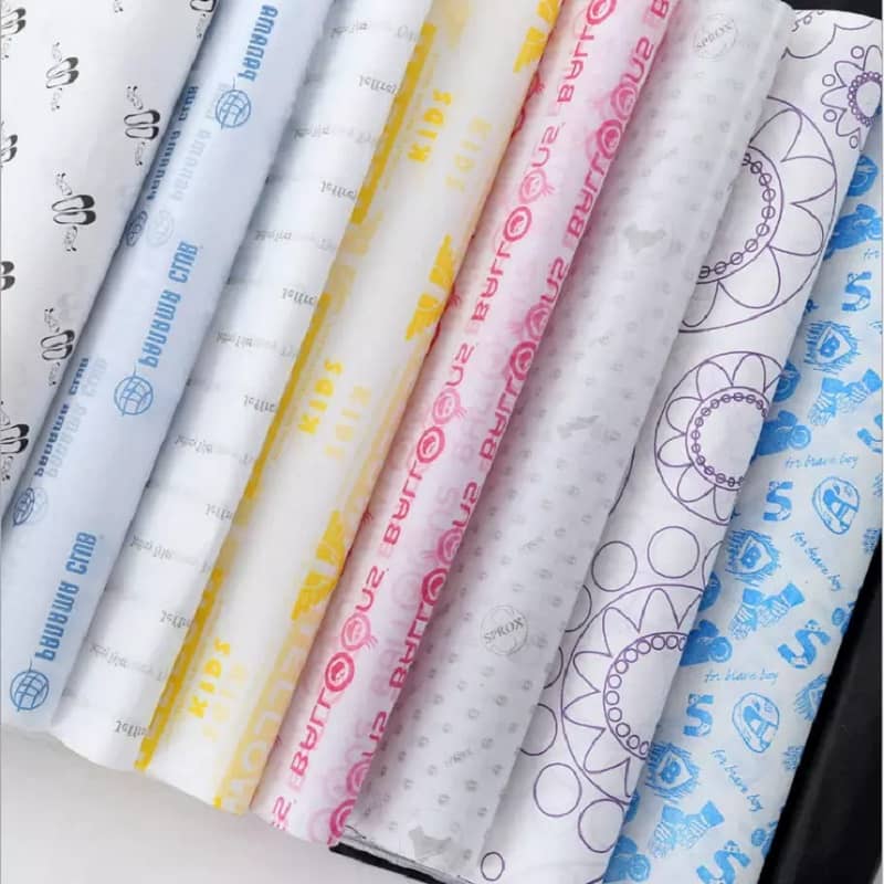 Papel de seda impreso